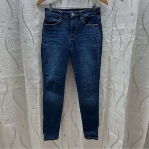 Guess Skinny Mid Sexy Curve Jeans Womens 28 Dark Wash Blue Excellent‎ Stretch